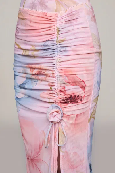Danielle Guizio Ny Celastrina Skirt In Cotton Candy Ambrosia