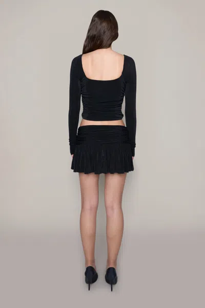 Shop Danielle Guizio Ny Crisia Top In Black