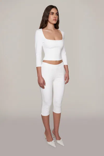 Danielle Guizio Ny Nea Top In White