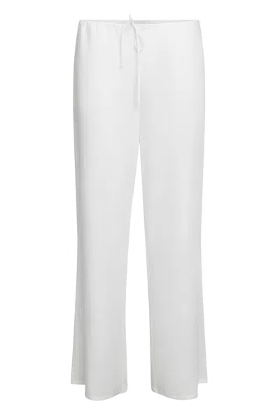 Shop Danielle Guizio Ny Pomona Oversized Pant In White