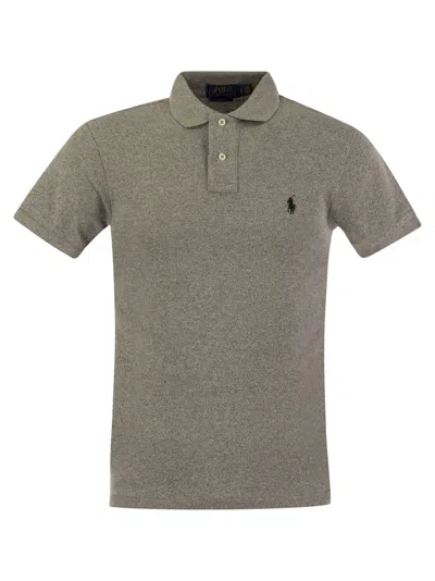 Polo Ralph Lauren Custom Slim Fit Mesh Polo