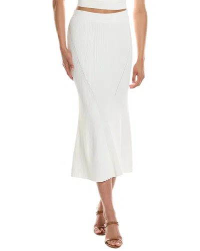 Shop Bcbgmaxazria Sweater Skirt In White