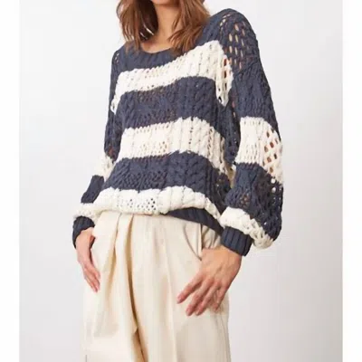 Shop Line Cecile Sweater Stripe In Blue