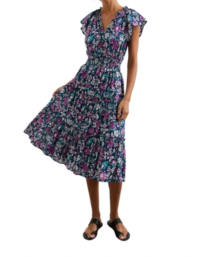 Shop Rails Amelia Dress In Woodblock Floral In Multi