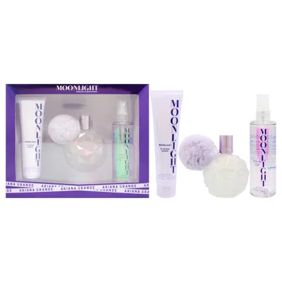 Shop Ariana Grande Moonlight By  For Women - 3 Pc Gift Set 3.4oz Edp Spray, 3.4oz Body Souffle, 4oz Body M