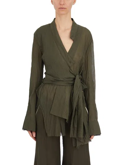 Shop Alessandra Marchi Shirts In Green