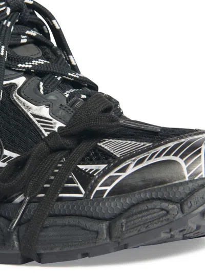 Shop Balenciaga "3xl" Mesh-panel Sneakers In Black