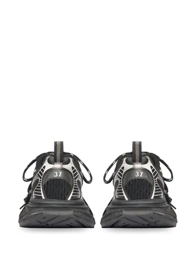 Shop Balenciaga "3xl" Mesh-panel Sneakers In Black