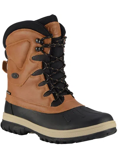 Shop Lugz Anorak Mens Waterproof Lace-up Ankle Boots In Multi