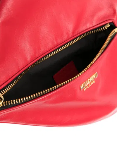 Shop Moschino Asymmetric Shoulder Bag