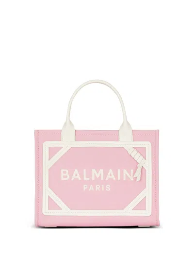 Shop Balmain Small B-army Tote Bag