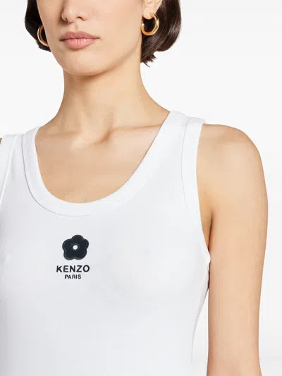 Shop Kenzo Boke 2.0 Embroidered Tank Top