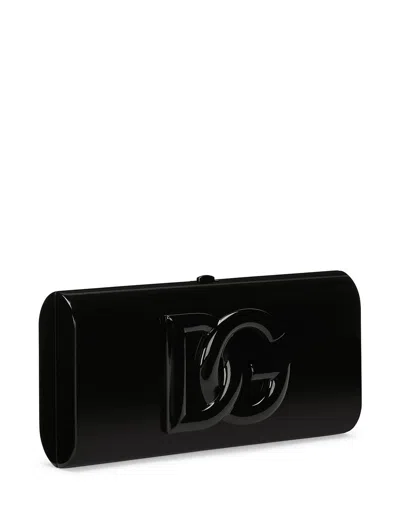 Shop Dolce & Gabbana Clutch With Dg Logo
