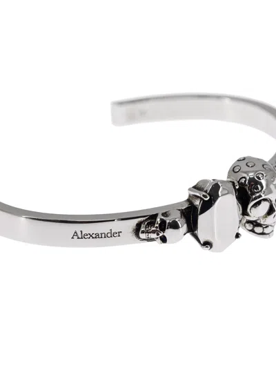 Shop Alexander Mcqueen Brass Bracelet