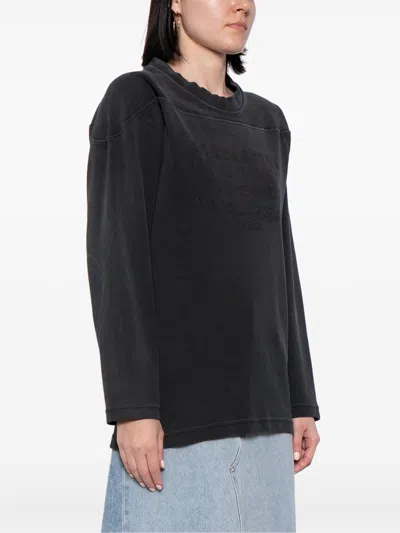 Shop Maison Margiela Cotton Sweatshirt With Number Application