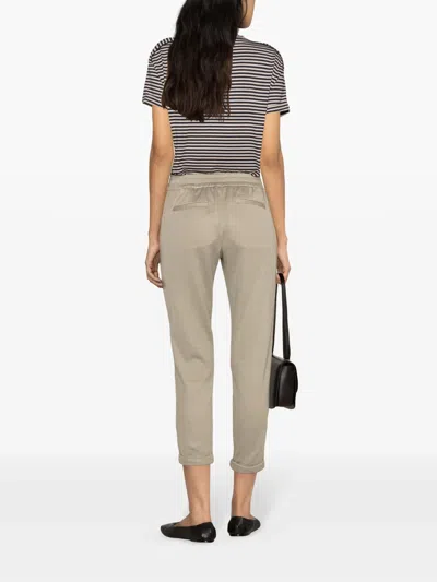 Shop Brunello Cucinelli Cropped Sports Trousers