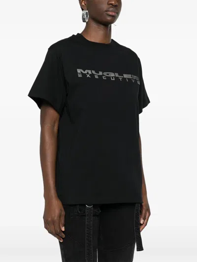 Shop Mugler Executive T-shirt With Print