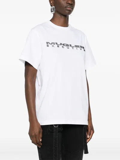 Shop Mugler Executive T-shirt With Print