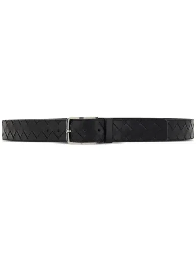 Shop Bottega Veneta Braided Belt Accessories In Black