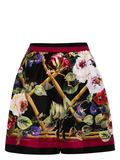 Shop Dolce & Gabbana Floral Shorts