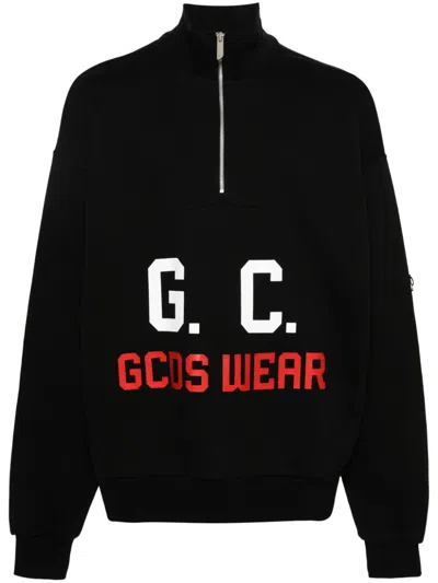 Shop Gcds Half-zip Sweatshirt