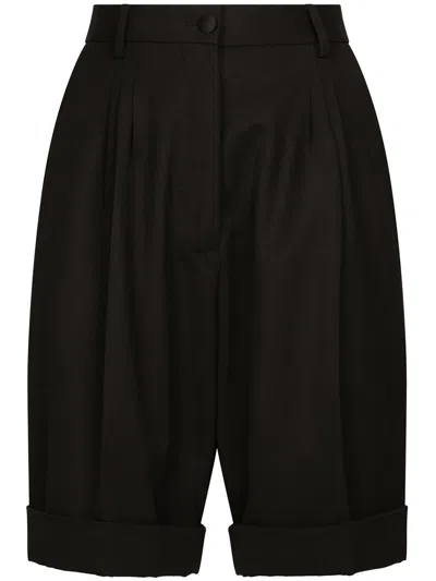 Shop Dolce & Gabbana High-waisted Tailored Shorts