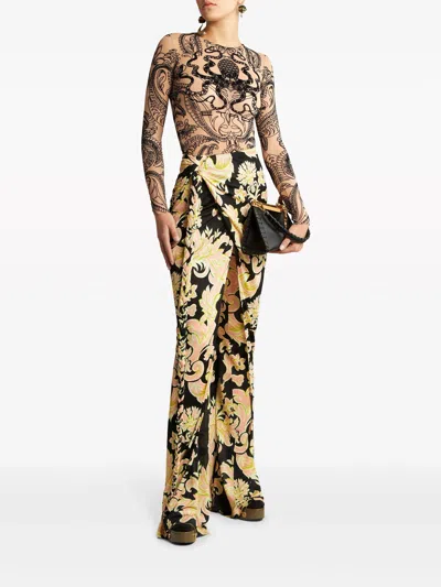 Shop Etro High-waisted Trousers