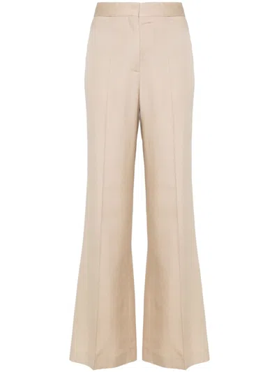 Shop Stella Mccartney High-waisted Flared Trousers
