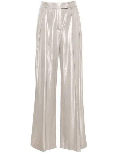 Shop Brunello Cucinelli High-waisted Trousers