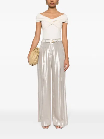 Shop Brunello Cucinelli High-waisted Trousers