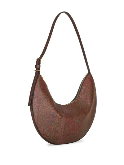 Shop Etro Hobo  Essential M Arnica And Leather