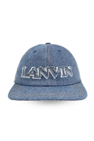 Shop Lanvin Caps & Hats In Denimbl