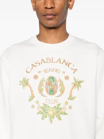 Shop Casablanca Joyaux D`afrique Tennis Club Sweatshirt