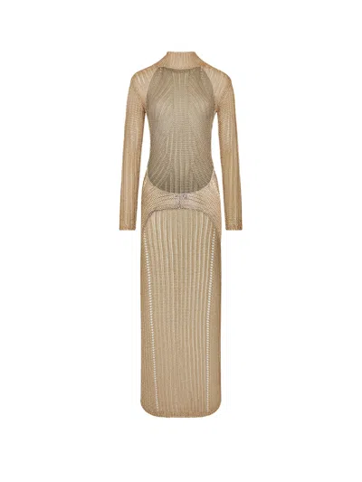 Shop Tom Ford Knit Dress With Open-back Detail