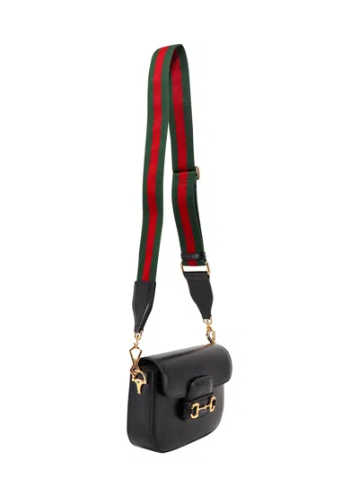 Shop Gucci Leather Shoulder Bag