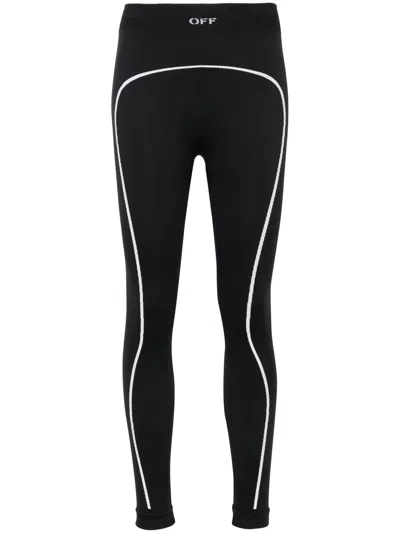 Shop Off-white Leggings With Logo