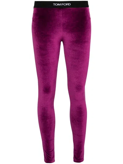 Shop Tom Ford Leggings With Logo Band