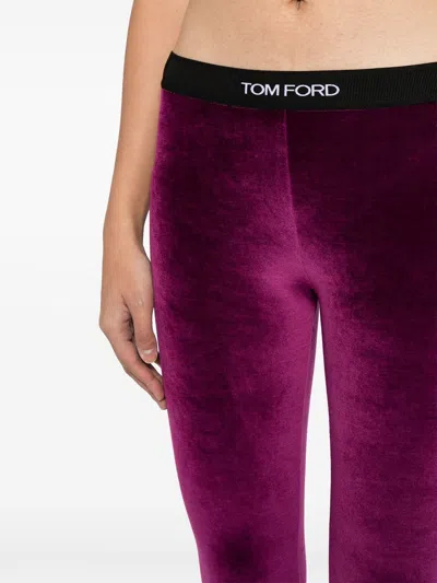 Shop Tom Ford Leggings With Logo Band