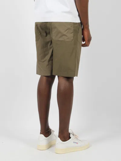 Shop Herno Light Cotton Stretch And Ultralight Crease Shorts