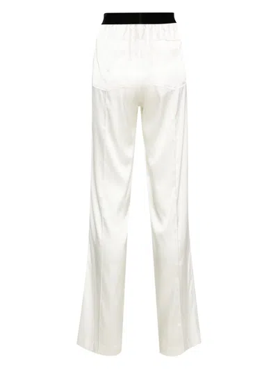 Shop Tom Ford Pajama Trousers With Velvet Trim