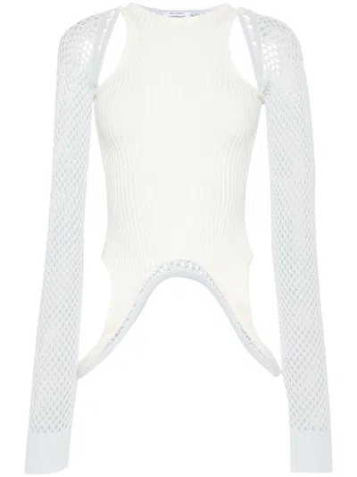 Shop Off-white Paneled Top