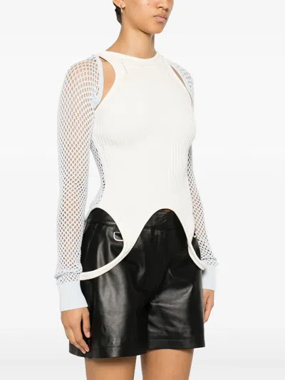 Shop Off-white Paneled Top