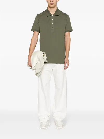 Shop Balmain Polo Shirt With Jacquard Effect
