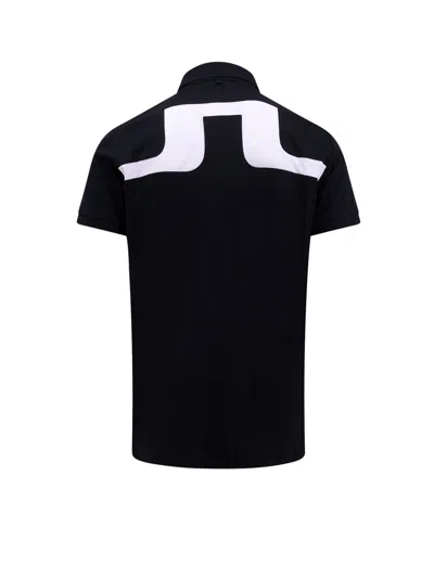Shop J. Lindeberg Polo Shirt With Logo Inlay On The Back