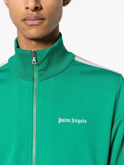 Shop Palm Angels Sports Jacket With Embroidery