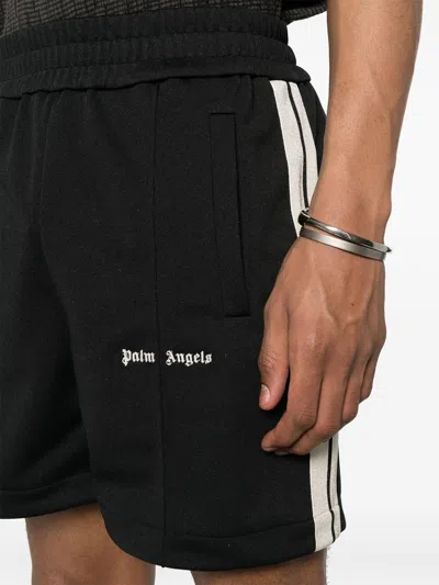 Shop Palm Angels Sports Shorts With Embroidery