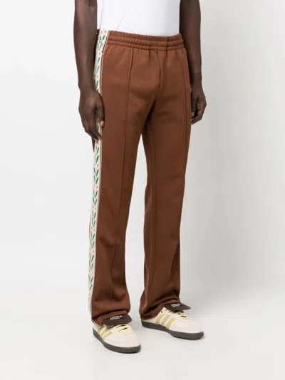 Shop Casablanca Straight Track Pants With Patch