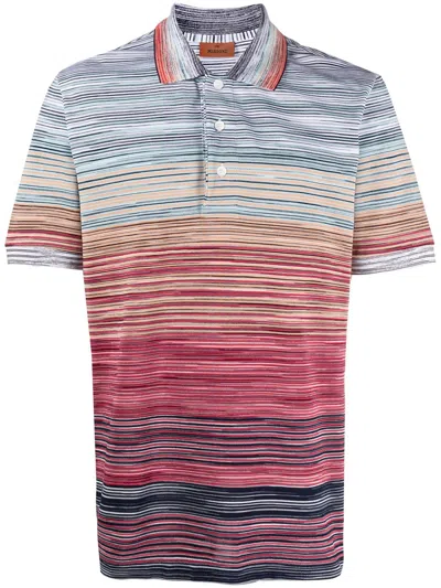 Shop Missoni Striped Polo Shirt