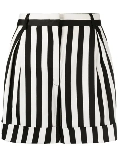 Shop Moschino Striped Shorts