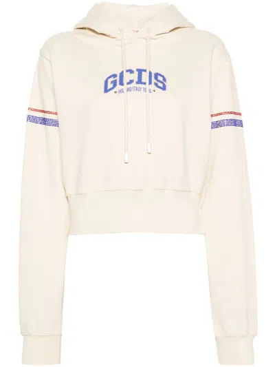 Shop Gcds Sweatshirt With Cropped Decoration